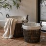 Gallery Direct Accessories - Linen Basket Nest with Liner (Set of 2)