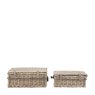 Gallery Direct Accessories - Rivra Lidded Baskets Natural S/2