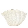 Gallery Direct Accessories - White Clam Reactive Vase
