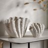 Gallery Direct Accessories - White Clam Reactive Vase