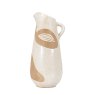 Accessories - Goya Pitcher Reactive Vase (White&Brown)