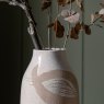 Gallery Direct Accessories - Goya Large Reactive Vase (White&Brown)