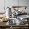 Gallery Direct Accessories - Organic Beaded Dinner Plate White (4pk)