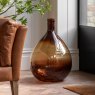 Gallery Direct Accessories - Rueda Giant Glass Bottle Vase Amber