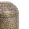 Gallery Direct Accessories - Zahara Tall Hammered Metal Vase Antique Brass
