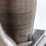 Gallery Direct Accessories - Zahara Hammered Tall Metal Vase Antique Silver