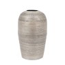 Gallery Direct Accessories - Zahara Hammered Tall Metal Vase Antique Silver