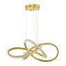 Dar Lighting Dar Fusion - Pendant Satin Gold LED