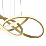 Dar Lighting Dar Fusion - Pendant Satin Gold LED