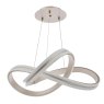 Dar Lighting Dar Gavino - Brushed Silver Pendant LED