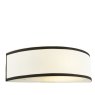 Dar Lighting Dar Jemima - White Frosted Acrylic Wall Light (With Shade)