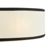 Dar Lighting Dar Jemima - White Frosted Acrylic Wall Light (With Shade)