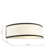 Dar Lighting Dar Jemima - White Frosted Acrylic Wall Light (With Shade)
