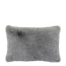 Gallery Direct Cushions - Rectangular Roscose Faux Fur (Smoke Grey)