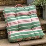 Gallery Direct Cushions - Sina Stripe Woven Floor Cushion (Green)