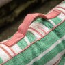 Gallery Direct Cushions - Sina Stripe Woven Floor Cushion (Green)