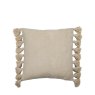 Gallery Direct Cushions - Woven Cushion with Tassels (Black)