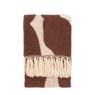 Gallery Direct Throws - Alma Abstract Chocolate
