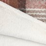Gallery Direct Throws - Check Faux Mohair Sherpa Throw (Natural)