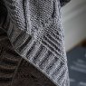 Gallery Direct Throws - Chenille Cable (Grey)