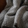 Gallery Direct Throws - Cross Knit (Grey)