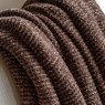 Gallery Direct Throws - Deco Luxe Chunky Chenille (Choc)