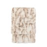 Gallery Direct Throws - Deco Luxe Ruched Faux Fur