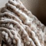 Gallery Direct Throws - Deco Luxe Ruched Faux Fur