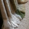 Gallery Direct Throws - Heritage Check Faux Mohair Green