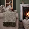 Gallery Direct Throws - Herringbone Faux Mohair Olive