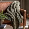 Gallery Direct Throws - Herringbone Sherpa (Sage)