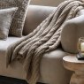 Gallery Direct Throws - Luxury Melange Knit (Oatmeal)