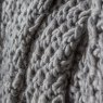 Gallery Direct Throws - Moss Chunky Knitted (Grey)
