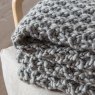 Gallery Direct Throws - Moss Chunky Knitted (Grey)