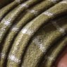 Gallery Direct Throws - Poly Faux Mohair Check (Green)