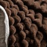Gallery Direct Throw - Ribbed Faux Fur Chocolate