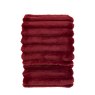 Gallery Direct Throws - Ribbed Faux Fur (Mulberry)
