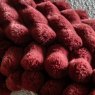 Gallery Direct Throws - Ribbed Faux Fur (Mulberry)