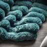 Gallery Direct Throws - Ribbed Faux Fur (Teal)