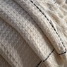 Gallery Direct Throws - Stitched Border Waffle (Cream)