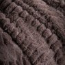 Gallery Direct Throws - Textured Rabbit Faux Fur (Brown)