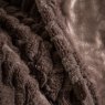 Gallery Direct Throws - Textured Rabbit Faux Fur (Brown)