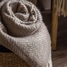 Gallery Direct Throws - Wool Taupe