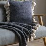 Gallery Direct Throws - Woven Throw with Tassels (Black)