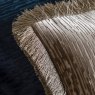 Gallery Direct Cushions - Silver Cut Velvet Fringe