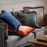 Gallery Direct Cushions - Silver Cut Velvet Fringe