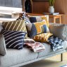 Gallery Direct Cushions - Hemsby Stripe Woven (Olive)