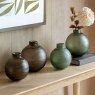 Gallery Direct Accessories - Bevelled Glass Globe Vase (Smoke)