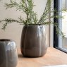 Gallery Direct Accessories - Claro Taupe Stripe Glass Vase