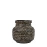Gallery Direct Accessories - Sgraffito Vase Wide Black